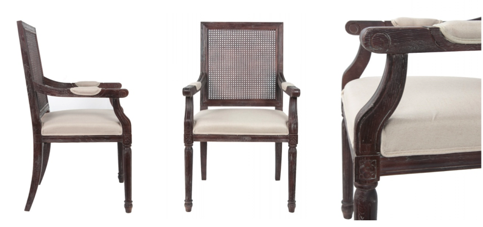 Стул French chairs Provence Garden Brown ArmChair Стул French chairs Provence Garden Brown ArmChair - Loft-Concept в Барнауле