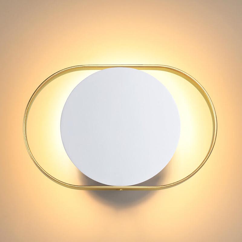 Бра Globo Ocular Sconce Oval White Золотой Белый Бра Globo Ocular Sconce Oval White Золотой Белый в Барнауле | Loft Concept