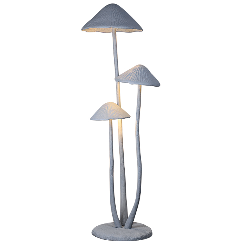Торшер в виде грибов Floor lamp three mushrooms Серый Торшер в виде грибов Floor lamp three mushrooms Серый в Барнауле | Loft Concept