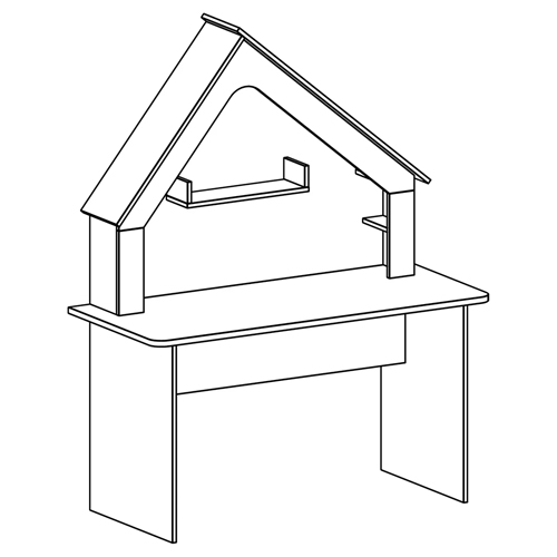 Письменный стол в детскую Tiny Town Desk Письменный стол в детскую Tiny Town Desk в Барнауле