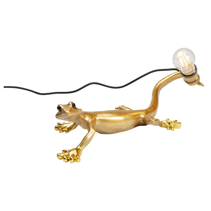 Настольная лампа Lizard Table Lamp Золотой Настольная лампа Lizard Table Lamp Золотой в Барнауле | Loft Concept