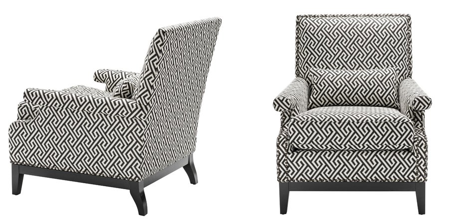 Кресло Eichholtz Chair Goldoni Black Кресло Eichholtz Chair Goldoni Black - Loft-Concept в Барнауле