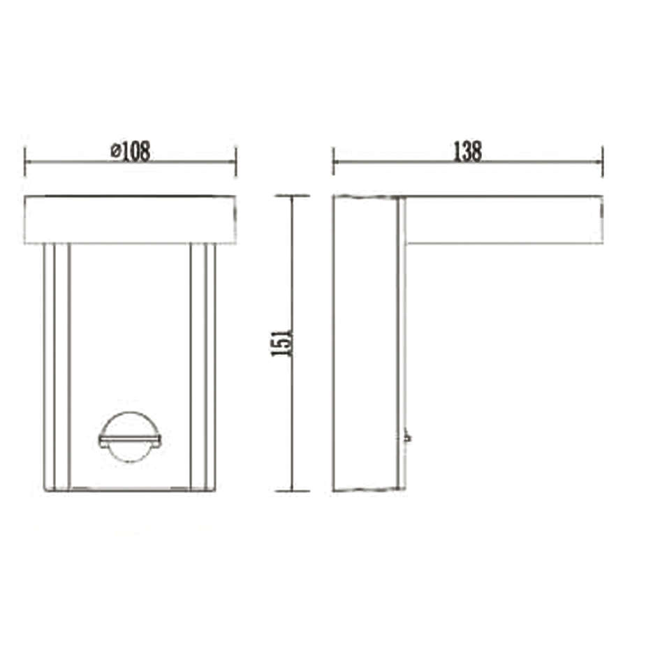 Уличный светильник Lidi sconce Уличный светильник Lidi sconce в Барнауле
