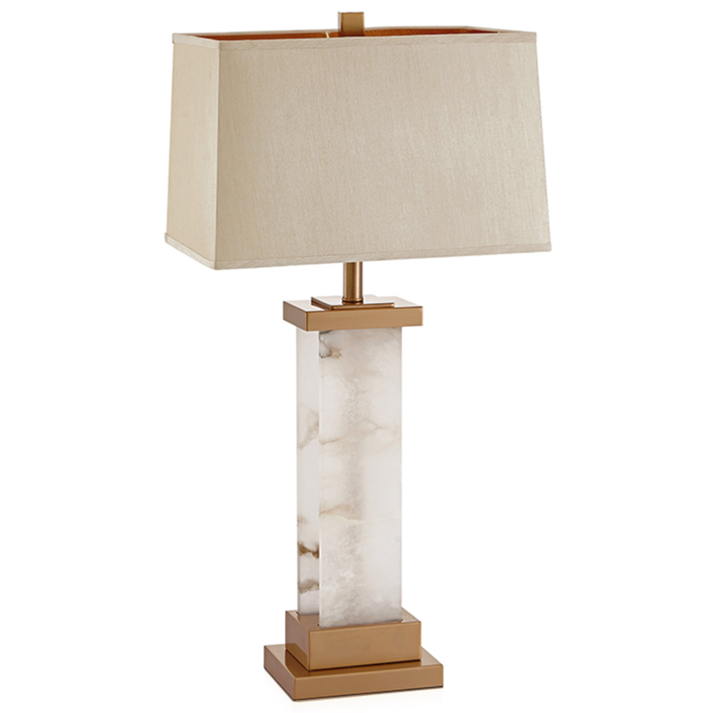 Настольная Лампа Мрамор Table lamp marble two ivory ( слоновая кость ) Латунь Настольная Лампа Мрамор Table lamp marble two ivory ( слоновая кость ) Латунь в Барнауле | Loft Concept