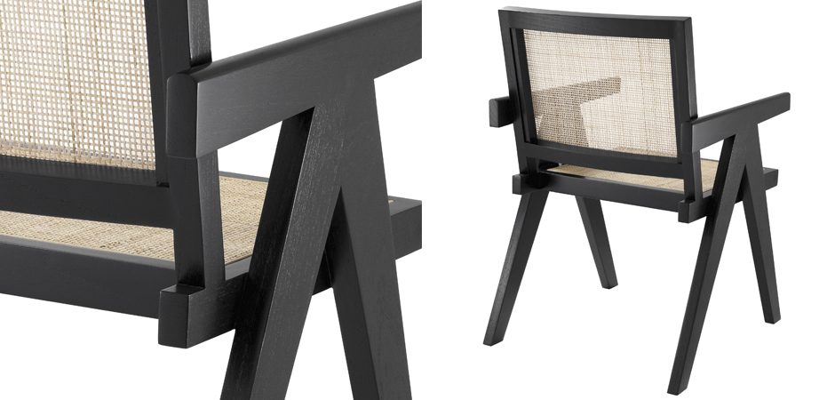 Стул Eichholtz Dining Chair Aristide black - фото №1