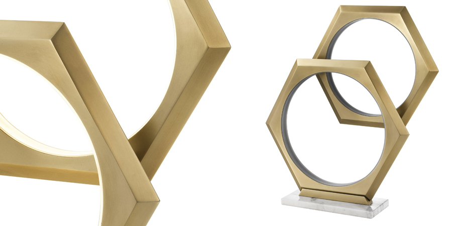 Настольная лампа Eichholtz Table Lamp Hexum Настольная лампа Eichholtz Table Lamp Hexum - Loft-Concept в Барнауле