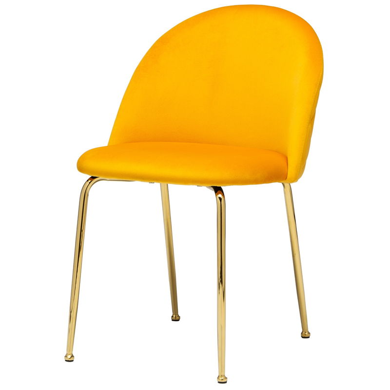 Стул Vendramin Dining Chair yellow Желтый Глянцевое золото Стул Vendramin Dining Chair yellow Желтый Глянцевое золото в Барнауле | Loft Concept
