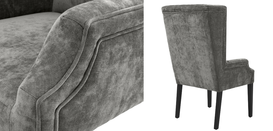 Стул Eichholtz Dining Chair Tempio grey Стул Eichholtz Dining Chair Tempio grey - Loft-Concept в Барнауле