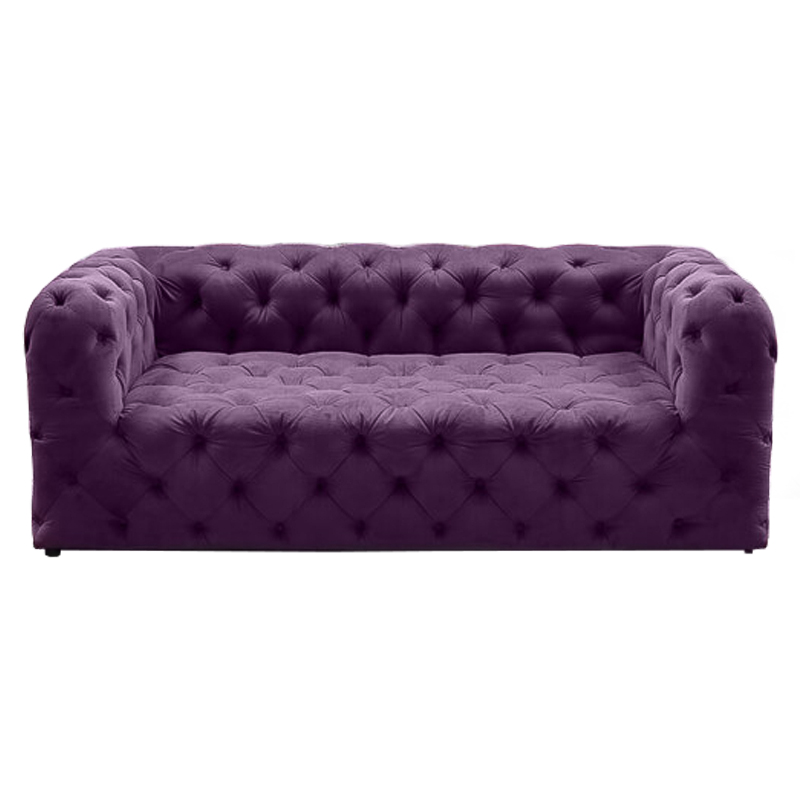 Диван Soho tufted purple velor Фиолетовый Диван Soho tufted purple velor Фиолетовый в Барнауле | Loft Concept