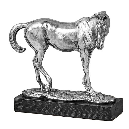 Статуэтка Silver Horse Серебряный Черный Статуэтка Silver Horse Серебряный Черный в Барнауле | Loft Concept