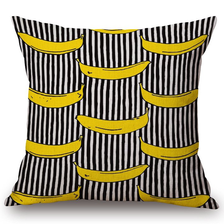 Декоративная подушка Black & White Stripes Декоративная подушка Black & White Stripes в Барнауле | Loft Concept