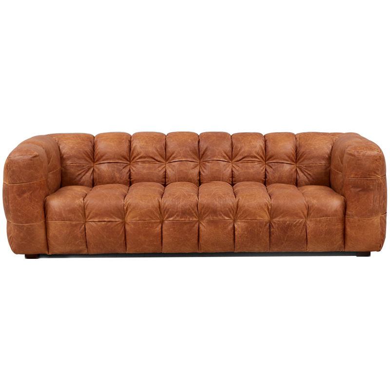 Диван Parks Leather Sofa Карамель Диван Parks Leather Sofa Карамель в Барнауле | Loft Concept