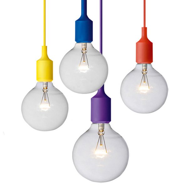 Подвесной светильник Muuto E27 Color Салатовый Бирюзовый Желтый Синий Серый Голубой Оранжевый Красный Черный Белый Подвесной светильник Muuto E27 Color Салатовый Бирюзовый Желтый Синий Серый Голубой Оранжевый Красный Черный Белый в Барнауле | Loft Concept