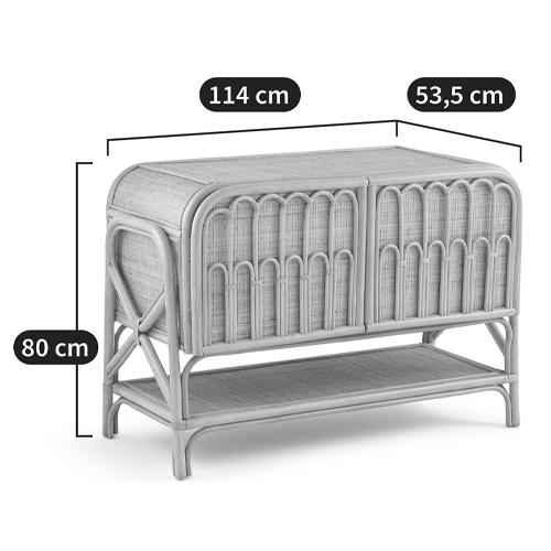 Шкаф-буфет из плетеного ротанга Joelle Wicker Furniture Шкаф-буфет из плетеного ротанга Joelle Wicker Furniture в Барнауле