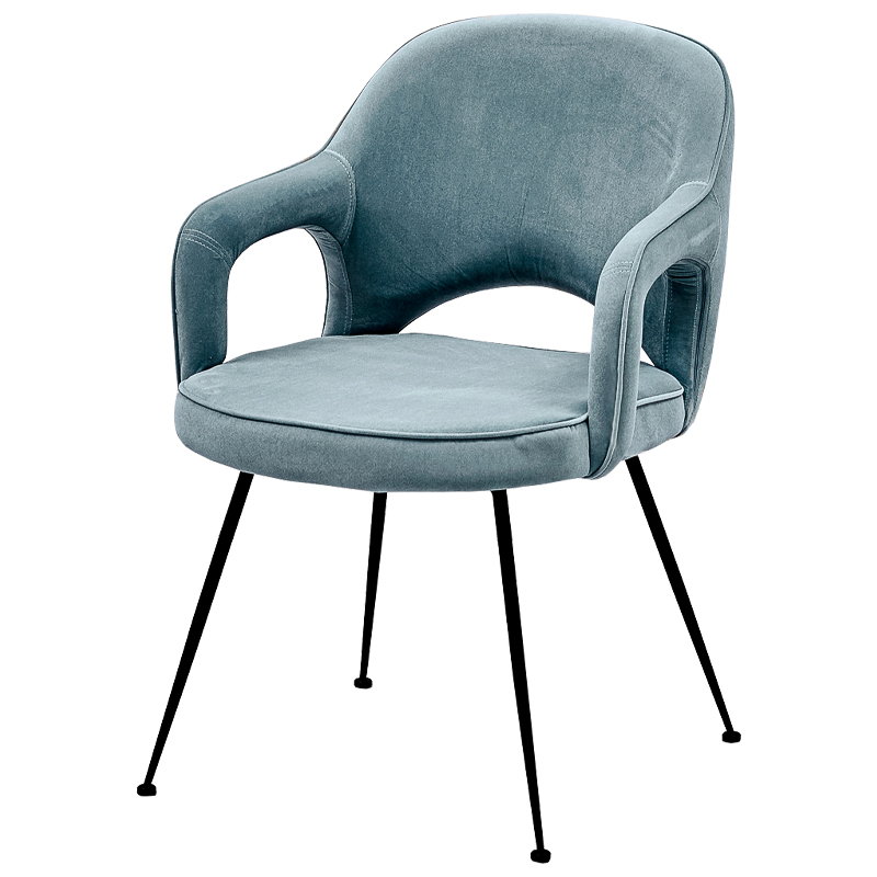 Стул Taube Stool Pastel Blue Голубой пастельный Черный Стул Taube Stool Pastel Blue Голубой пастельный Черный в Барнауле | Loft Concept