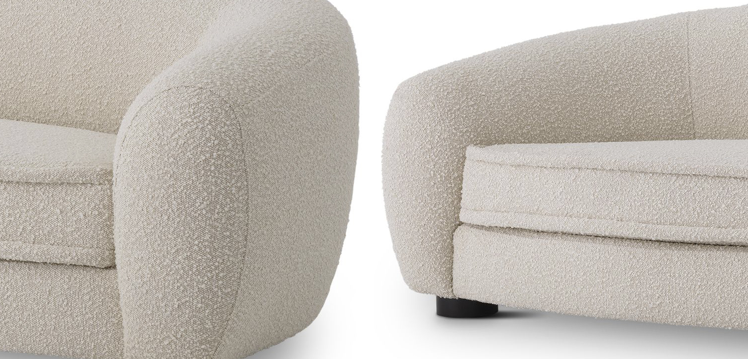 Диван Eichholtz Sofa Freud Boucle cream - фото