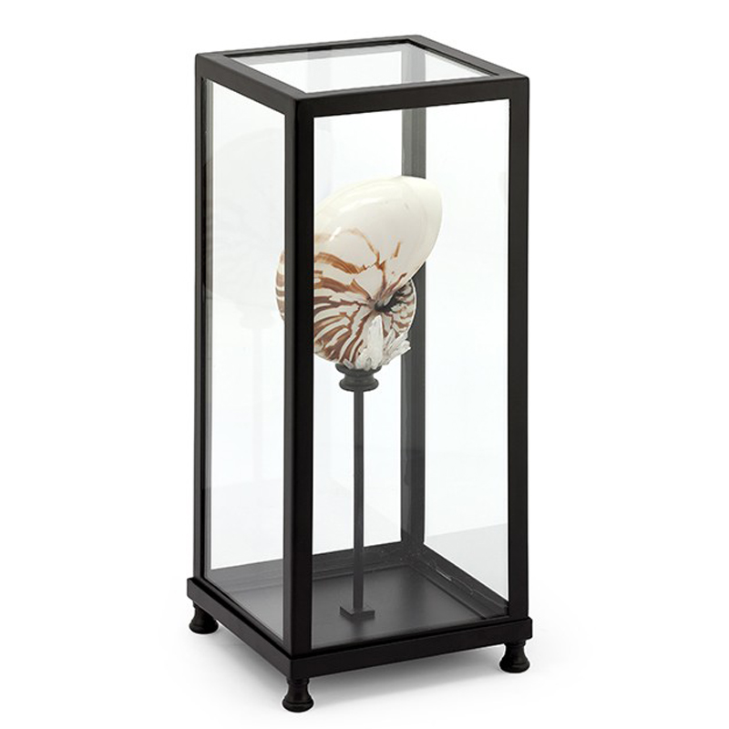 Статуэтка GLASS BOX DECORATION LG Прозрачный Бежевый Черный Статуэтка GLASS BOX DECORATION LG Прозрачный Бежевый Черный в Барнауле | Loft Concept