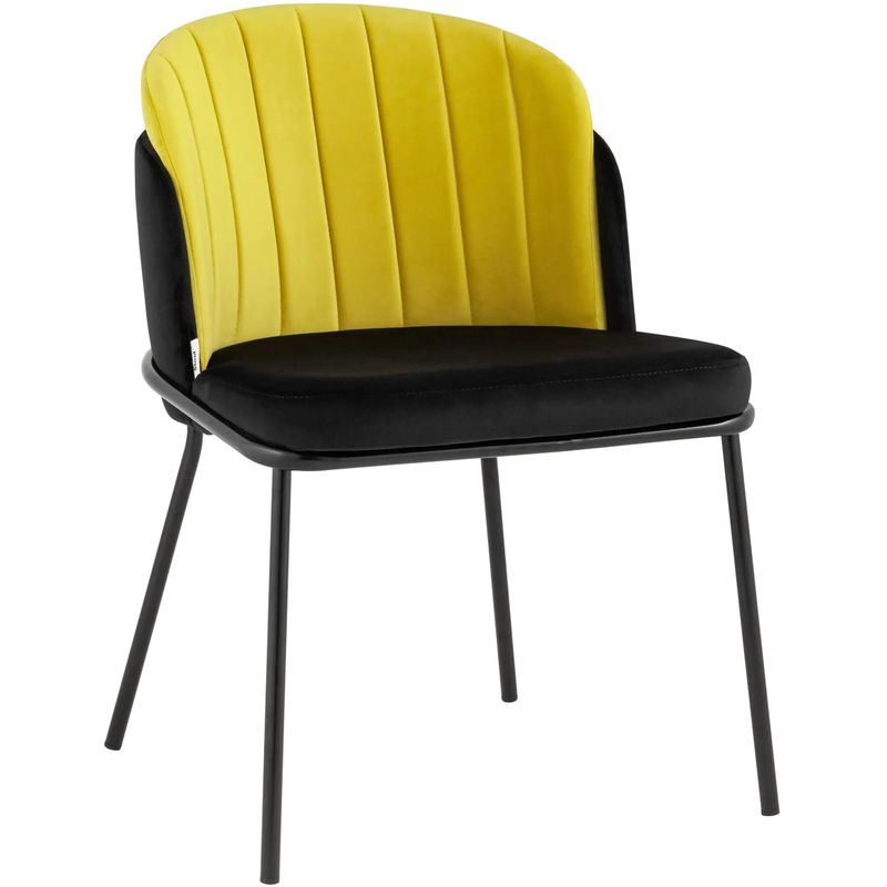 Стул Penelope Chair Желтый Цвет Металлические Ножки Желтый Черный Стул Penelope Chair Желтый Цвет Металлические Ножки Желтый Черный в Барнауле | Loft Concept