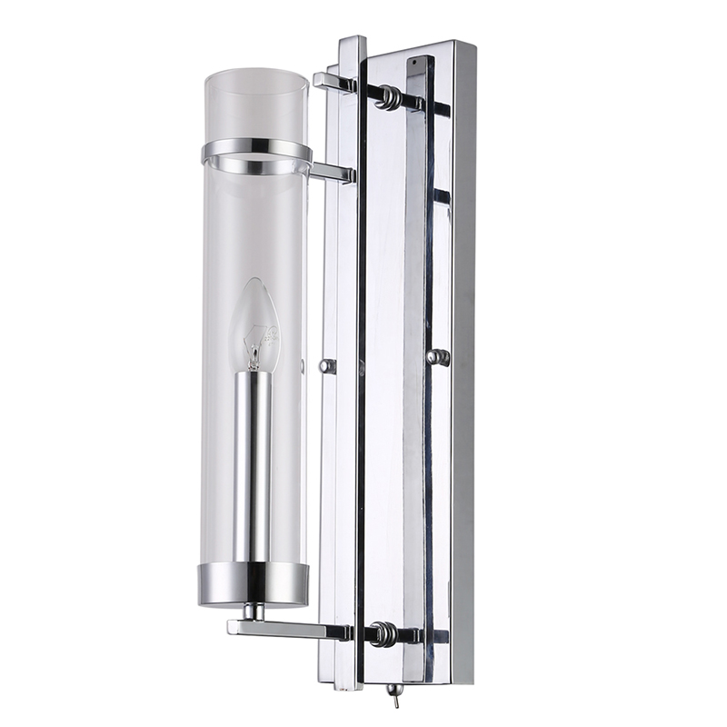 Бра Trondheim Chrome Wall Lamp Хром Прозрачный Бра Trondheim Chrome Wall Lamp Хром Прозрачный в Барнауле | Loft Concept