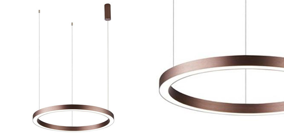 Подвесной светильник Ribbon Ring цвет Корица Подвесной светильник Ribbon Ring цвет Корица - Loft-Concept в Барнауле