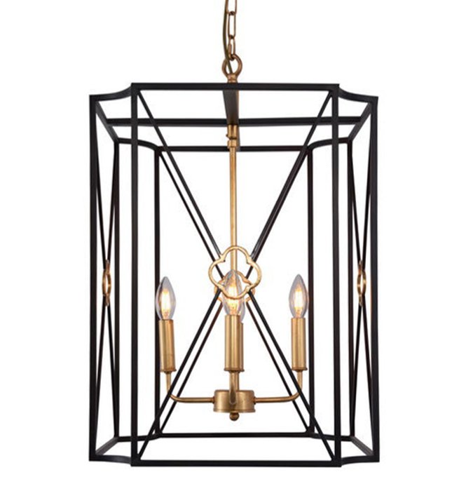 Подвесные светильники ROCK LANTERN Pendant lamp Золотой Черный Подвесные светильники ROCK LANTERN Pendant lamp Золотой Черный в Барнауле | Loft Concept