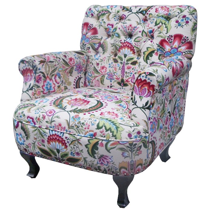 Кресло GIOVANNA Chair flower ornament Мульти Кресло GIOVANNA Chair flower ornament Мульти в Барнауле | Loft Concept