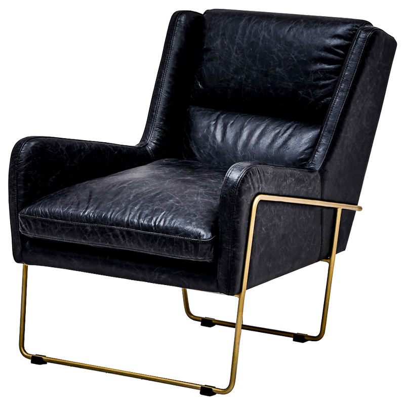 Кресло Grinda Chair Глянцевое золото Черный Кресло Grinda Chair Глянцевое золото Черный в Барнауле | Loft Concept