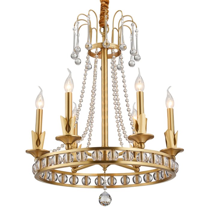 Люстра Candelia Chandelier Латунь Люстра Candelia Chandelier Латунь в Барнауле | Loft Concept