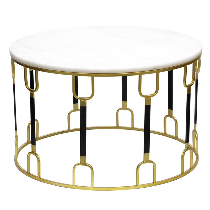 Приставной стол Dorius Side Table white marble Латунь Черный Белый Мрамор Bianco Приставной стол Dorius Side Table white marble Латунь Черный Белый Мрамор Bianco в Барнауле | Loft Concept