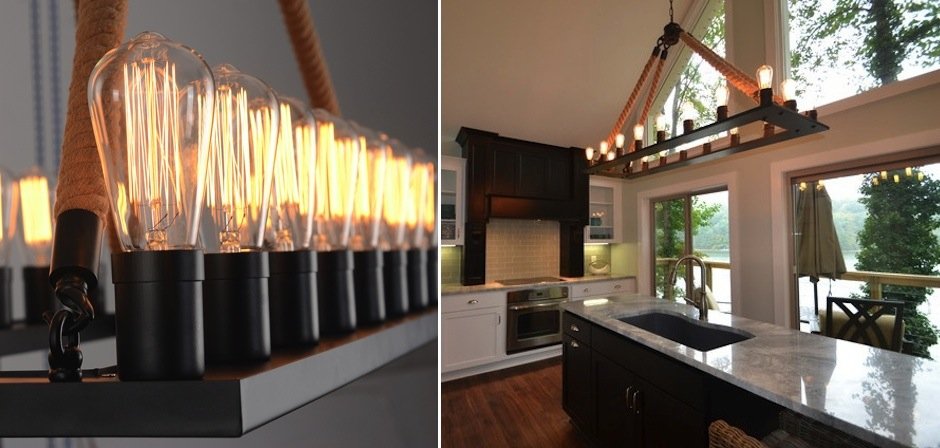 Люстра Square Large Loft Rope Light Люстра Square Large Loft Rope Light - Loft-Concept в Барнауле