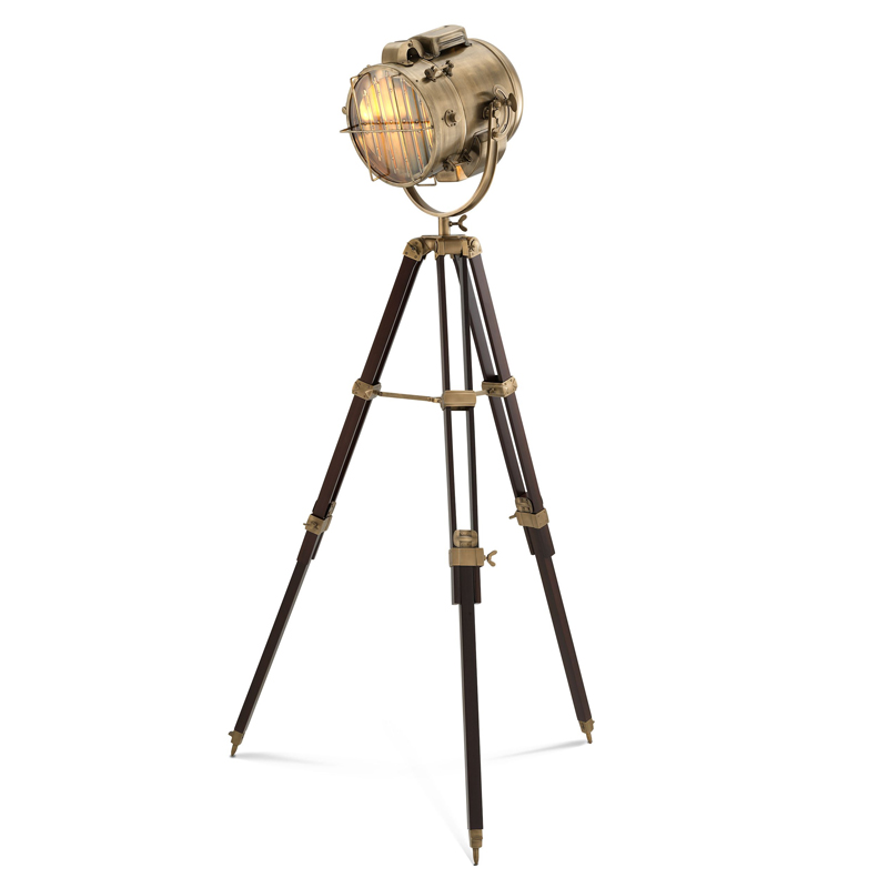 Торшер Eichholtz Floor Lamp Atlantic brass Латунь Коричневый Прозрачный Торшер Eichholtz Floor Lamp Atlantic brass Латунь Коричневый Прозрачный в Барнауле | Loft Concept