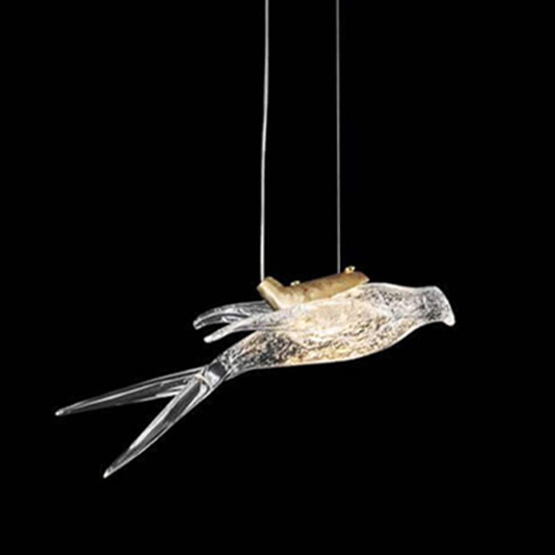 Подвесной светодиодный светильник The swallow nest Медь Прозрачный Подвесной светодиодный светильник The swallow nest Медь Прозрачный в Барнауле | Loft Concept