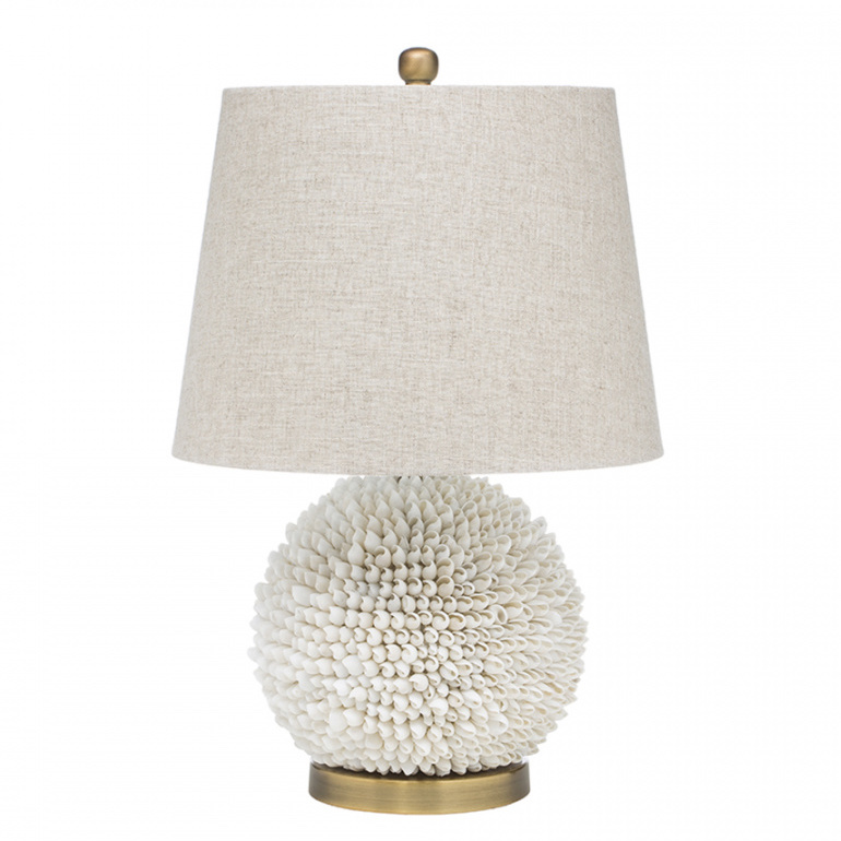 Настольная лампа Shell Lamp Бежевый Настольная лампа Shell Lamp Бежевый в Барнауле | Loft Concept