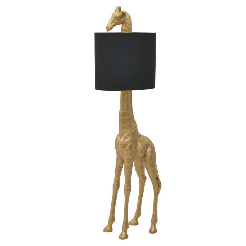 Торшер Golden Giraffe Floor lamp Черный Золотой Торшер Golden Giraffe Floor lamp Черный Золотой в Барнауле | Loft Concept