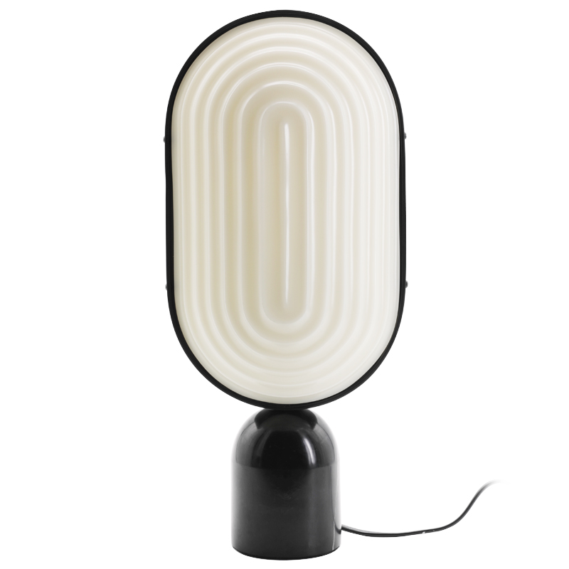 Настольная лампа Rosetta Table Lamp Черный Белый Настольная лампа Rosetta Table Lamp Черный Белый в Барнауле | Loft Concept