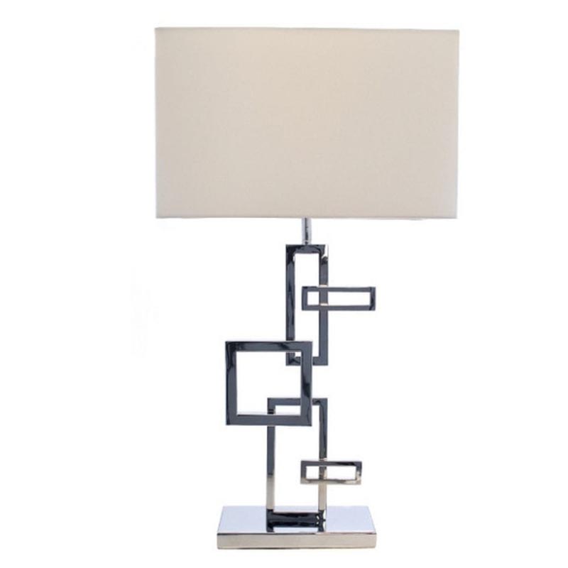 Настольная лампа Rowena Table Lamp Хром в Барнауле | Loft Concept 