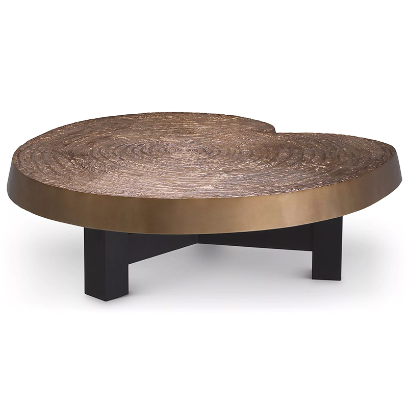 Кофейный стол Eichholtz Coffee Table Anabelle Черный Золотой Кофейный стол Eichholtz Coffee Table Anabelle Черный Золотой в Барнауле | Loft Concept