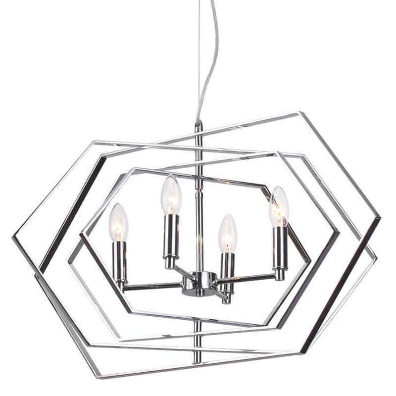 Люстра Damaris Chandelier silver Серебряный Люстра Damaris Chandelier silver Серебряный в Барнауле | Loft Concept