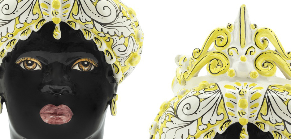 Ваза VASE MORO LADY MEDIUM yellow Ваза VASE MORO LADY MEDIUM yellow - Loft-Concept в Барнауле
