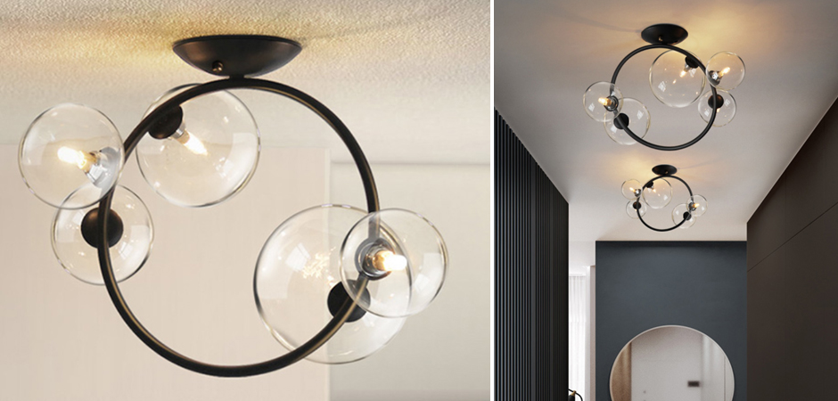 Потолочный светильник IONA Octo Ceiling 5 плафонов Потолочный светильник IONA Octo Ceiling 5 плафонов - Loft-Concept в Барнауле