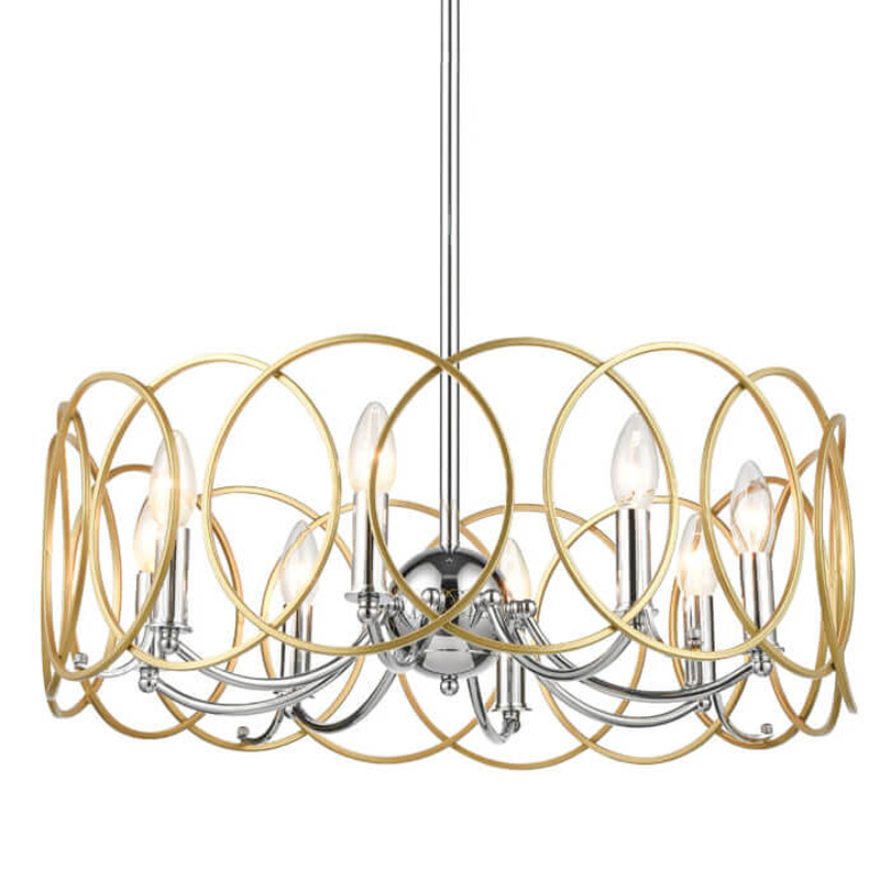 Люстра Jasira Chandelier Хром Золотой в Барнауле | Loft Concept 