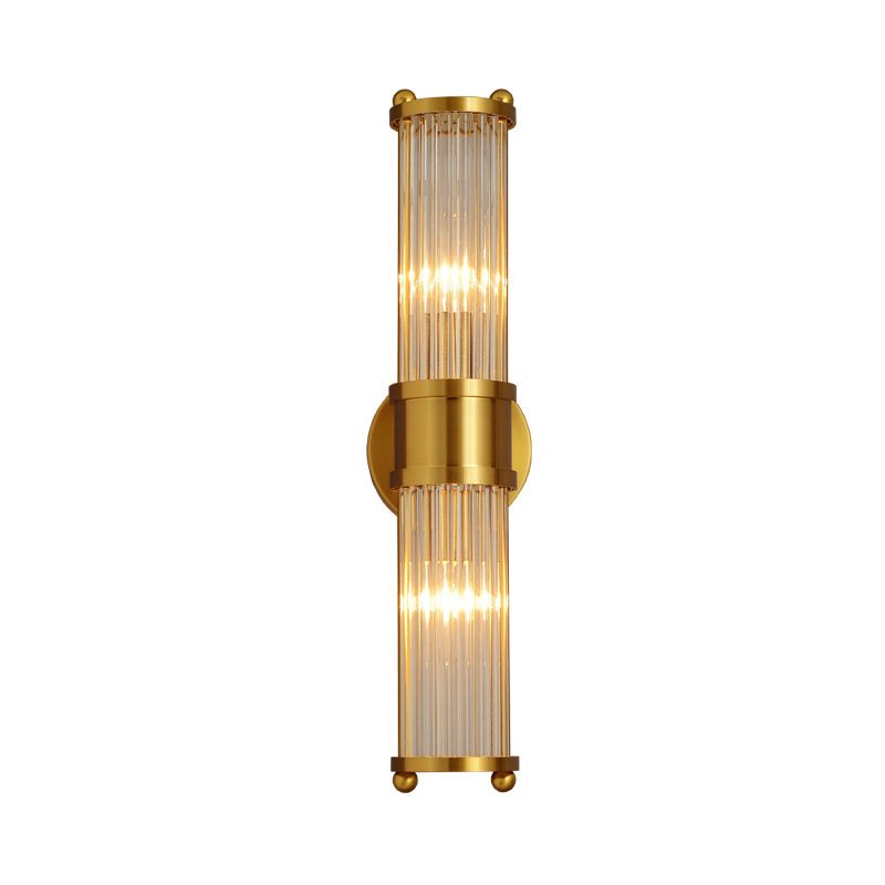 Ralph Lauren Бра Allen Double Light Brass Латунь Прозрачный (Transparent) в Барнауле | Loft Concept 