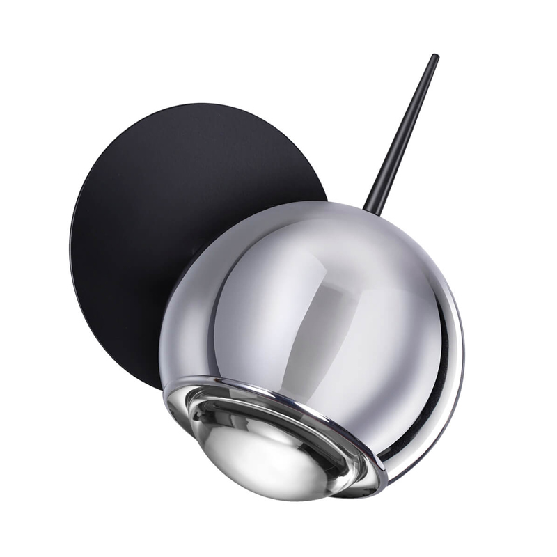 Бра Ivor Sconce Chromium Хром Черный Бра Ivor Sconce Chromium Хром Черный в Барнауле | Loft Concept