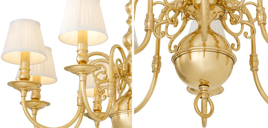 Люстра Eichholtz Chandelier Bourbon Brass - Loft-Concept в Барнауле