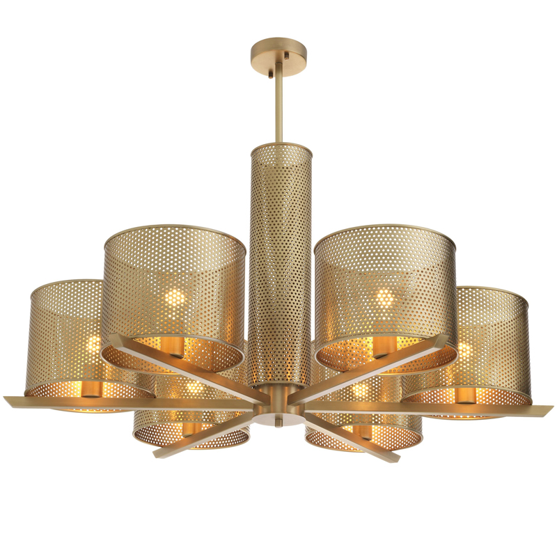 Люстра Eichholtz Chandelier Morrison Brass Латунь Люстра Eichholtz Chandelier Morrison Brass Латунь в Барнауле | Loft Concept