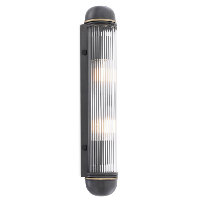 Бра Eichholtz Wall Lamp Auburn Bronze Темная бронза Прозрачный в Барнауле | Loft Concept 