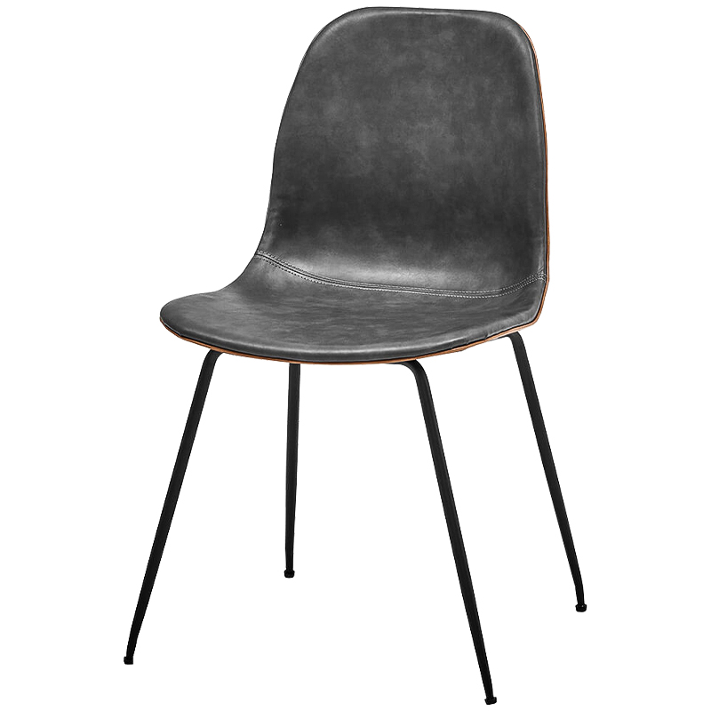 Стул Combi Caramel and Graphite Stool III Черный Карамель Серый Стул Combi Caramel and Graphite Stool III Черный Карамель Серый в Барнауле | Loft Concept