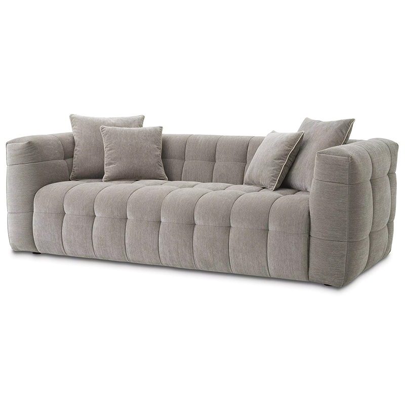 Диван Eichholtz Sofa Breva Grey Серый Диван Eichholtz Sofa Breva Grey Серый в Барнауле | Loft Concept