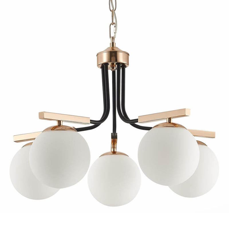 Люстра Bertilde Chandelier Золотой Белый в Барнауле | Loft Concept 