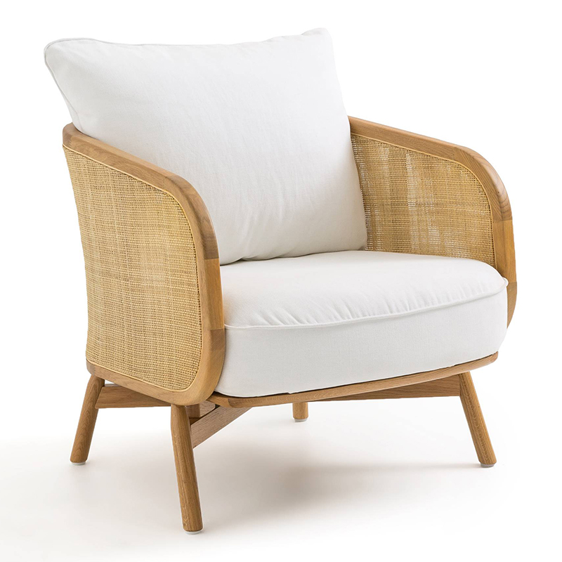 Кресло Uliva Wicker Chair Бежевый Белый Кресло Uliva Wicker Chair Бежевый Белый в Барнауле | Loft Concept